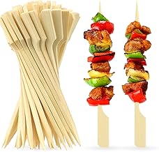 200PCS Bamboo Skewers, 6 7 10 Inch, Cocktail Picks, Fruit Kabob Skewers, Toothpicks for Appetizers, Charcuterie Board Accessories (4.7 inch - 200pcs)