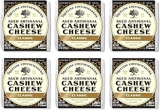 Treeline Classic Vegan Aged Artisanal Cashew Cheese 4 oz, 6-Pack