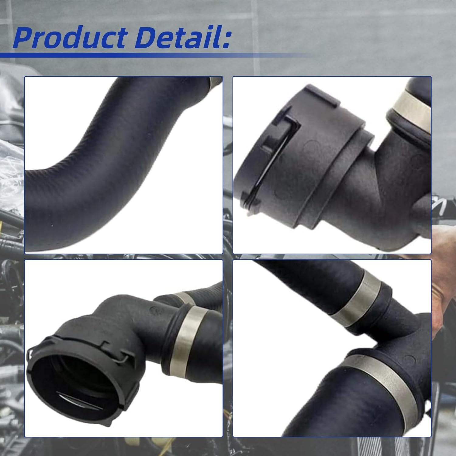 31261407 Engine Lower Radiator Coolant Water Hose Pipe Compatible with Volvo XC60 XC70 V60 V70 S60 S80