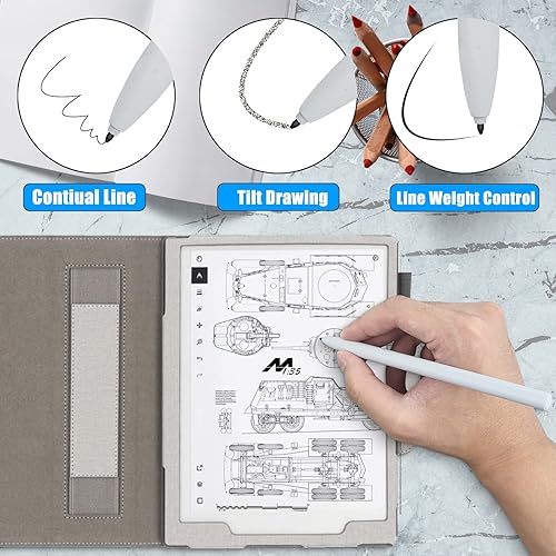Miniatura 5 de 10 puntas de bolígrafo notables, puntas de repuesto para Samsung S Pen BOOX Super Note 21, HB, fibra resistente al desgaste, toma de notas, punta