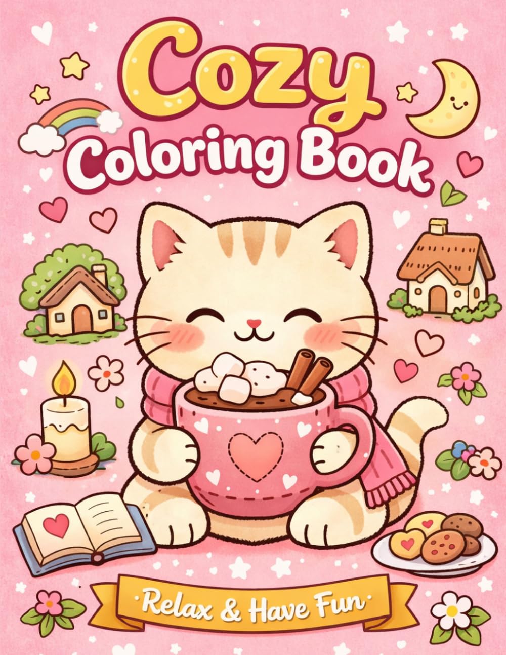 Cozy Coloring Book: Relax and Have fun