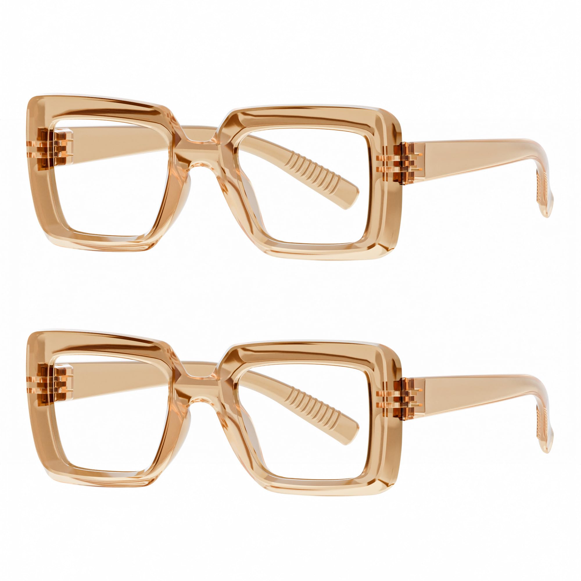 Eyekepper Reading Glasses 2.75, Readers for Women, 2 Pack Brwon