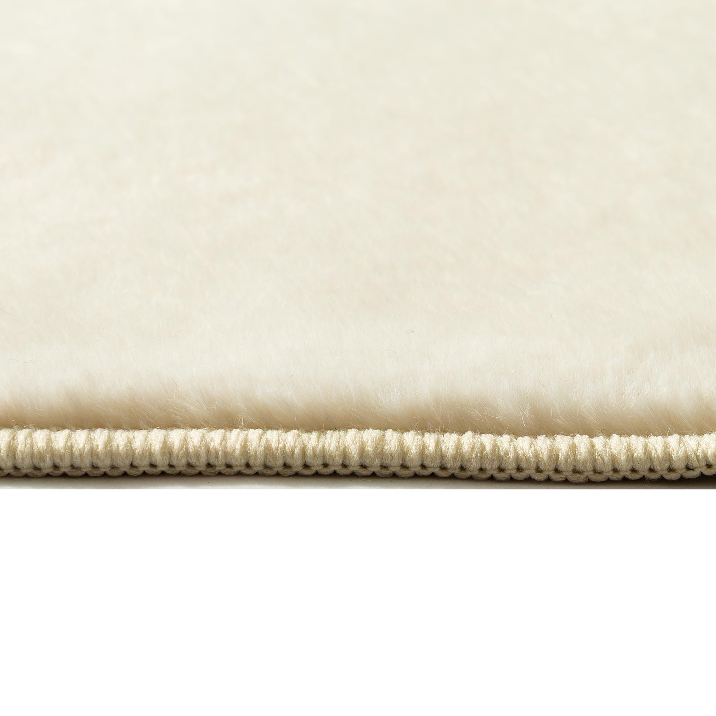 PureCozy Alfombra Salon 200x300cm Beige Alfombras Moderno Pelo Sintético Suave Habitacion Carpete Sala Comedor Dormitorio Pie Cama Oficina Grandes Decoración Carpet