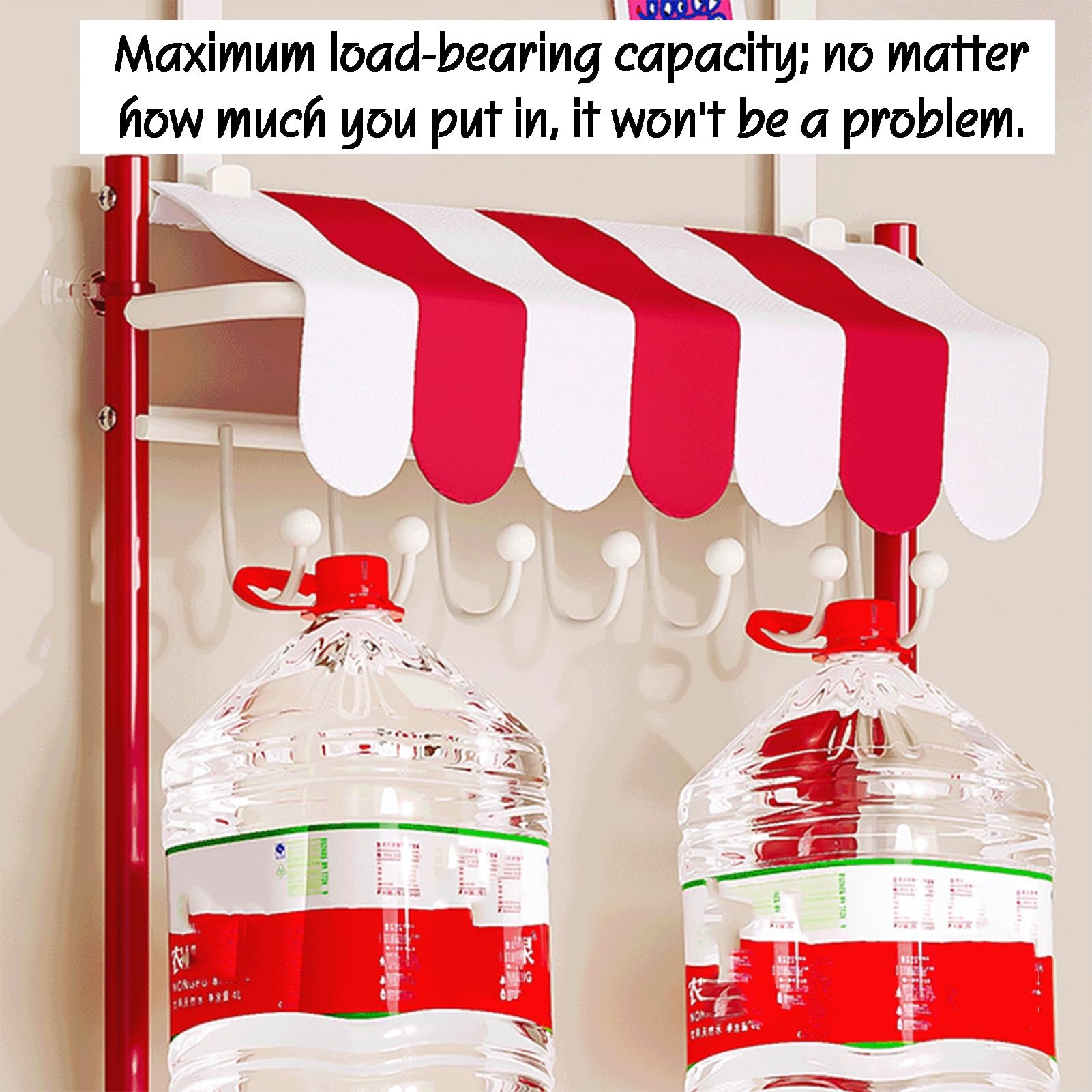 Mensole Organizer per la Porta della dispensa, Ideali per Camera da Letto e Bagno | Organizer da Appendere Dietro la Porta con Tasche e Ganci per riporre Oggetti sopra la Porta.