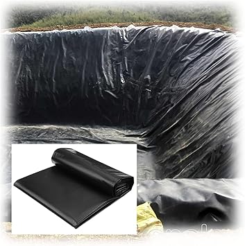 Image LJIANANW New 0.3mm Fish Pond Liner Cloth Garden Pool Reinforced HDPE Heavy Landscaping Waterproof Liner Cloth, Can Be Cut (Color : Black, Size : 9x10m) Image LJIANANW New 0.3mm Fish Pond Liner Cloth Garden Pool Reinforced HDPE Heavy Landscaping Waterproof Liner Cloth, Can Be Cut (Color : Black, Size : 9x10m)