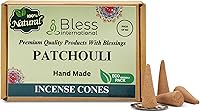 Vista 153 de Bless International Cedro 100% natural - Conos de incienso hechos a mano, sumergidos a mano, orgánicos, sin productos químicos para purificación
