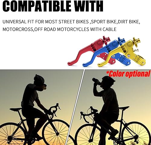 Miniatura 6 de CIOM Palanca de embrague de acrobacias cortas CNC, 0.866 in, 78 pulgadas, palanca de embrague universal para Honda CBR 600 F2 F3 F4 F4i 650F 600