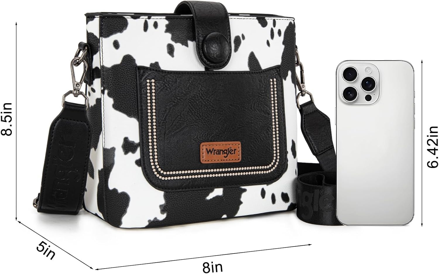 Wrangler Crossbody Purses for Women Cute Handbag and Shoulder Bag for Ladies - Image 4
