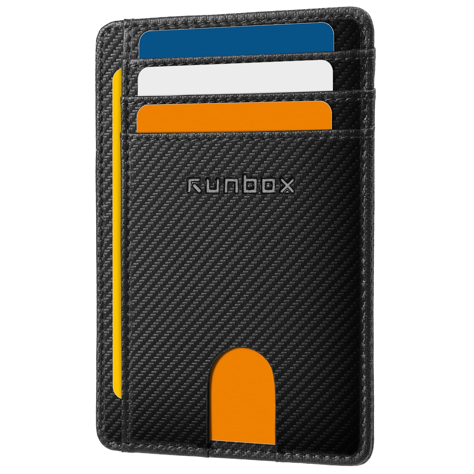 Slim Minimalist Front Pocket RFID Blocking Leather Wallets for Men and Women Gift Box