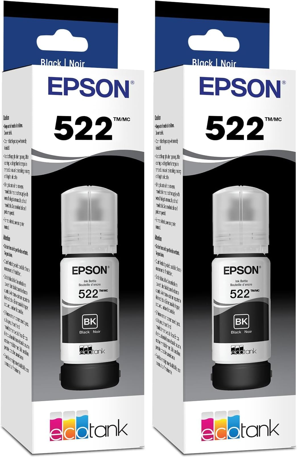 Amazon.com: Epson 522 EcoTank Black Ink, Ultra-High Capacity