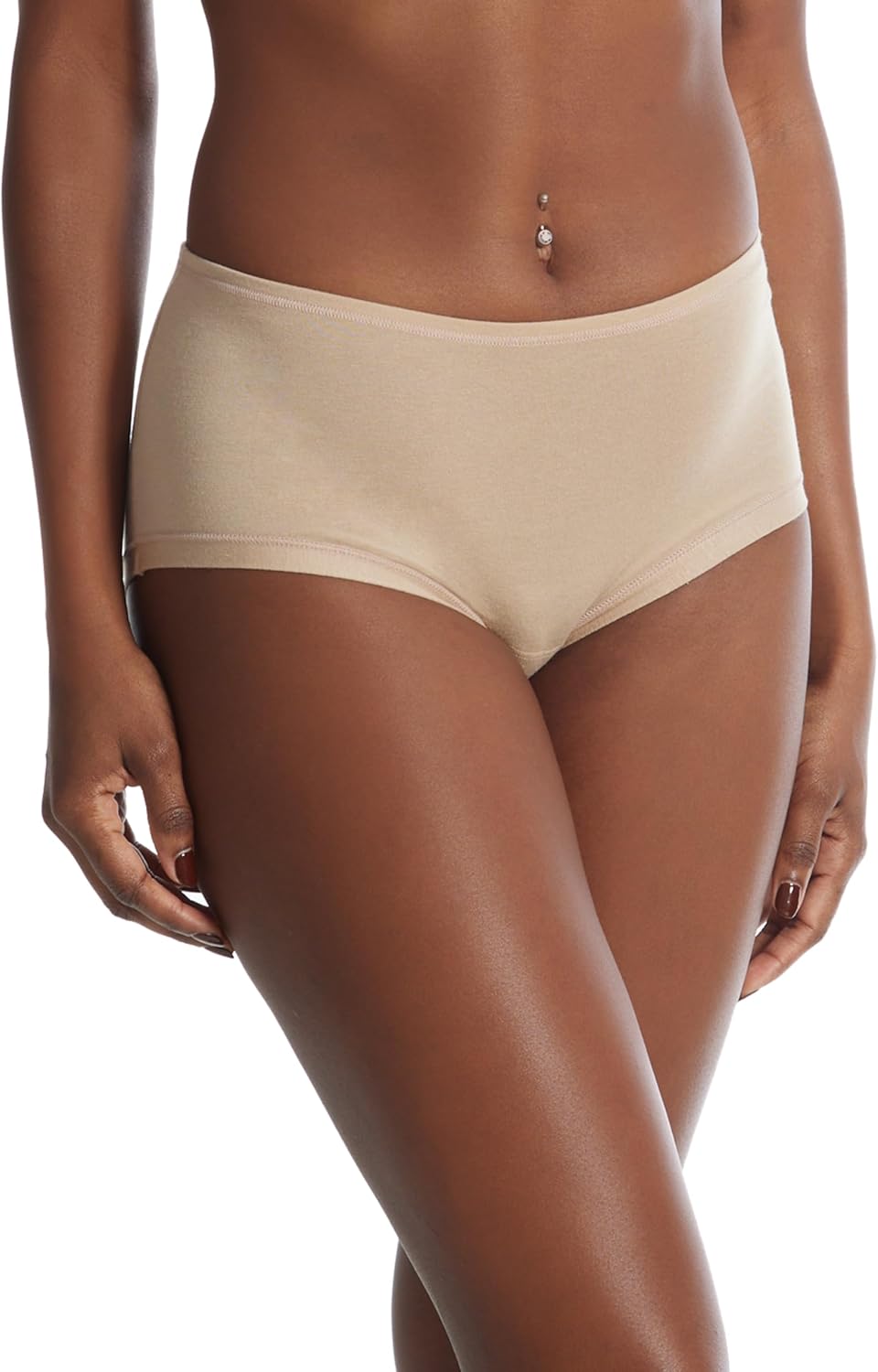 hanky panky - PlayStretch Natural Rise Boyshorts | Cotton Underwear for Women, Every day Panties | Sizes XS-XL | 3 pack - Image 8