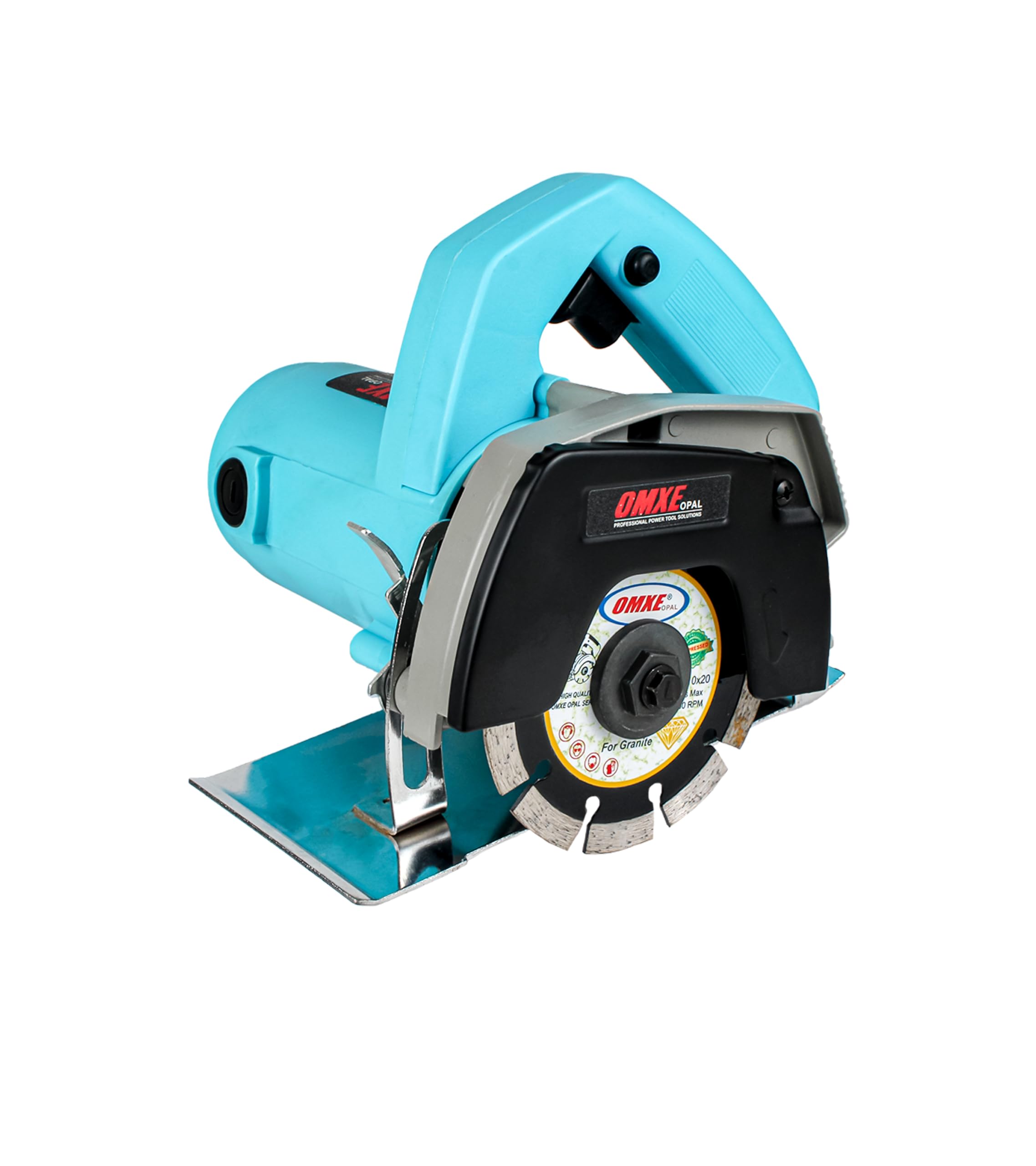 OMXE 1400W Tiles Cutting Machine | Corded Electric 4-inch (110mm) Disc Marble Cutter Machine | 11000 RPM Capacity Wooden & Tiles Cutter Machine | Plywood Cutting Machine | Marble Cutter (Cyan & Black) (B0CK1V7Q24) Amazon Price History, Amazon Price Tracker