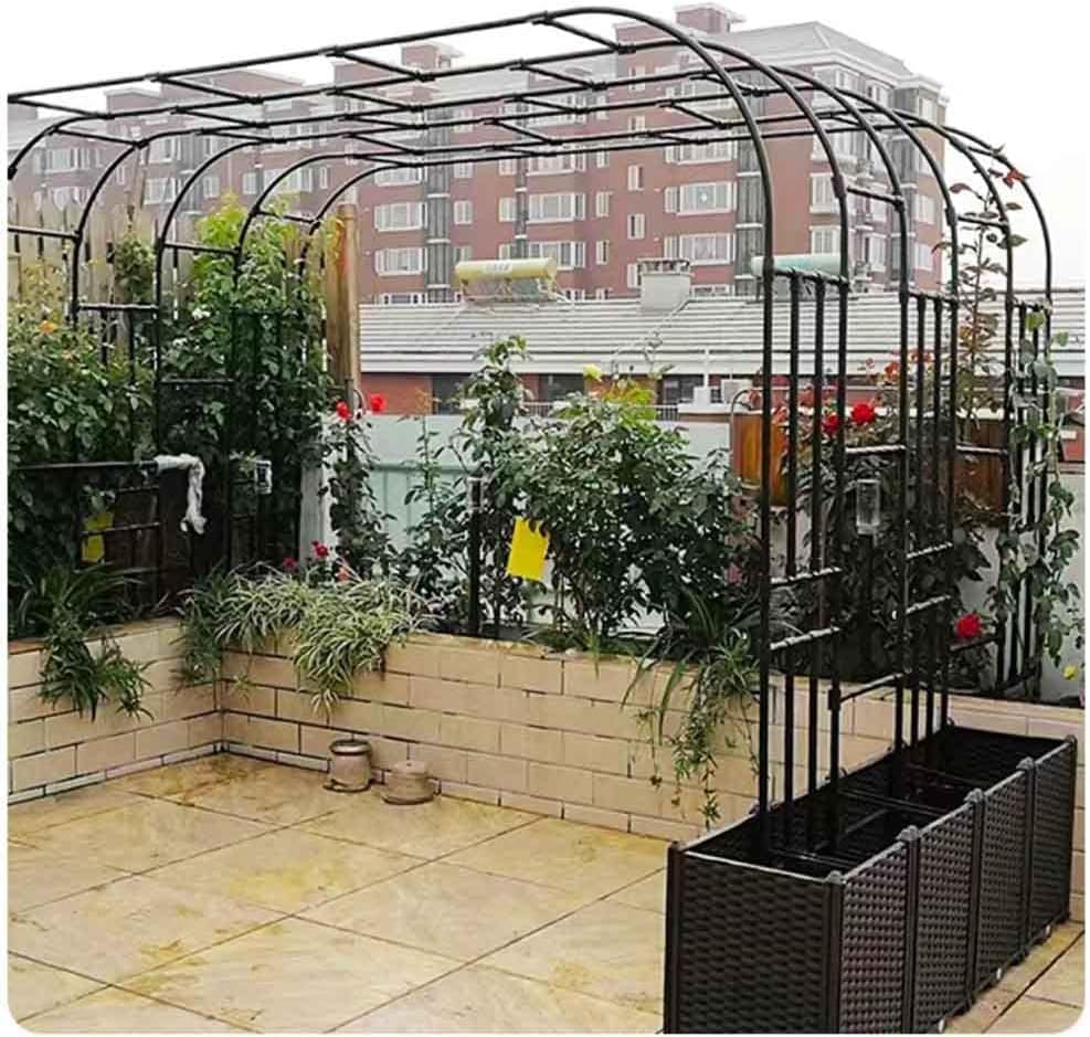 Arche de fleurs extérieure 2.8m solide contre le vent pour vos vignes - 7