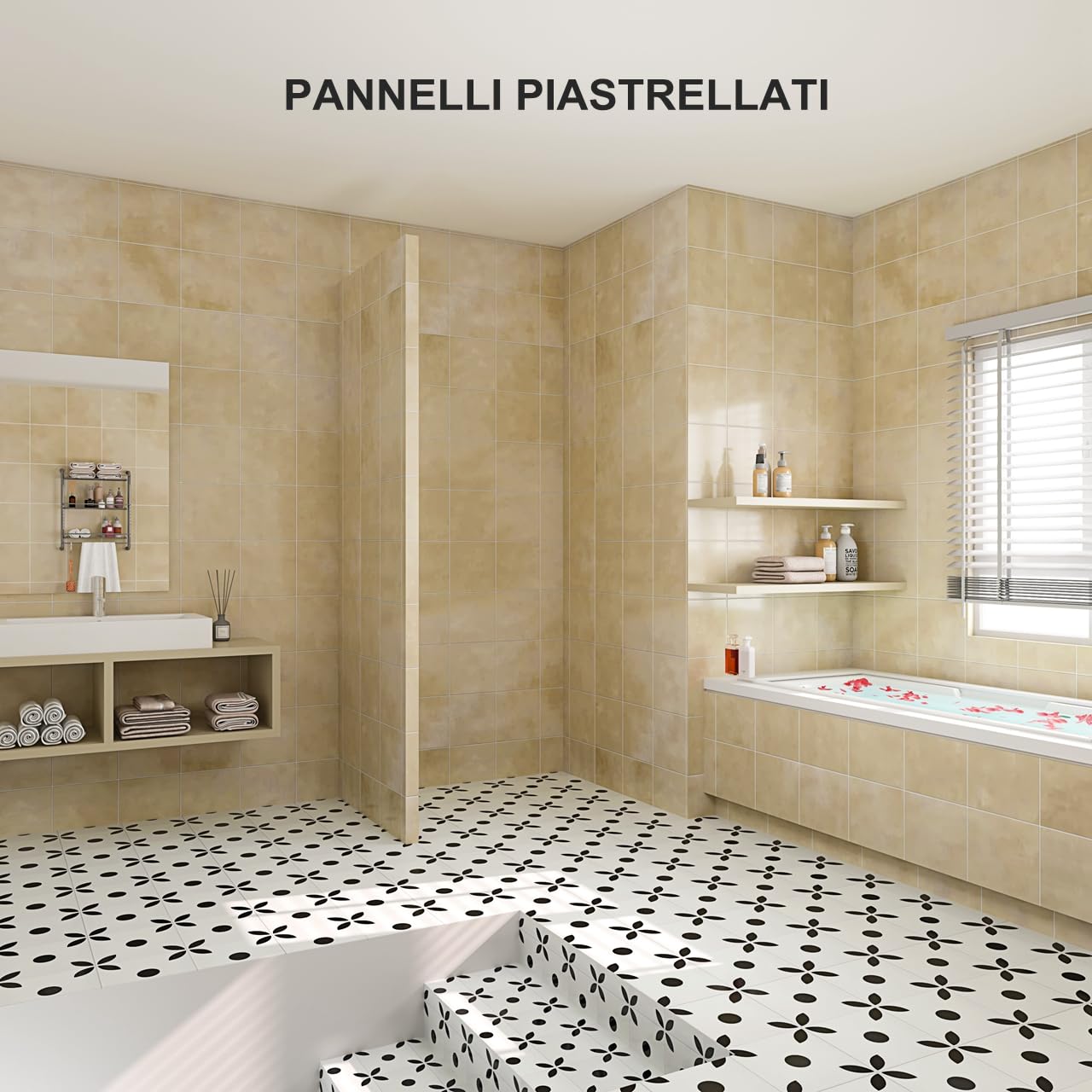 Pannello di Costruzione da Piastrellare in Estruso Polistrirene Rigido XPS Isolamento della Casa e del Bagno 2500x600X25 mm (5 pezzi/set)