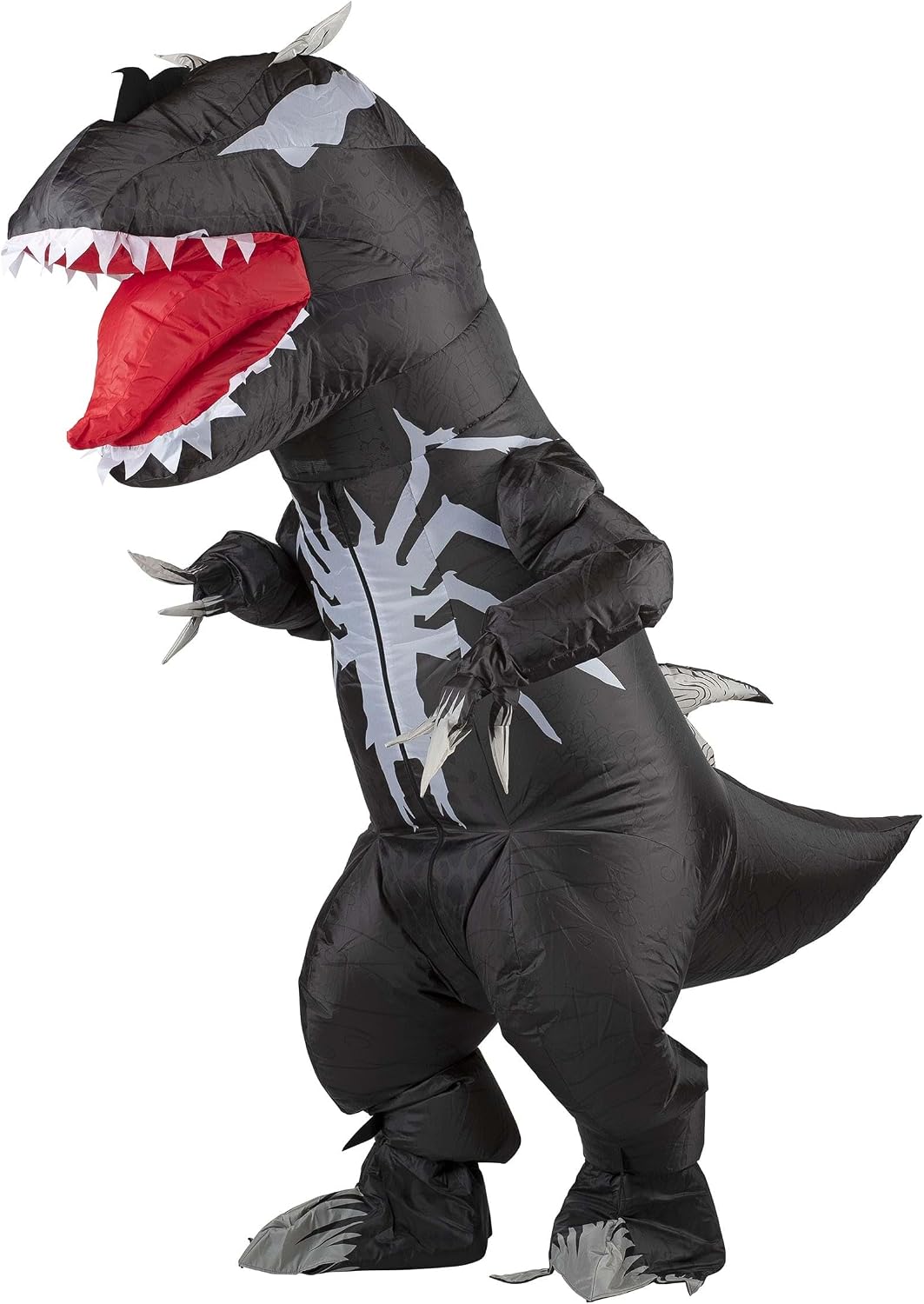 MARVEL Venomosaurus Official Adult Inflatable Halloween Costume-Inflatable Jumpsuit with Built-In Fan, Gloves, Battery Box