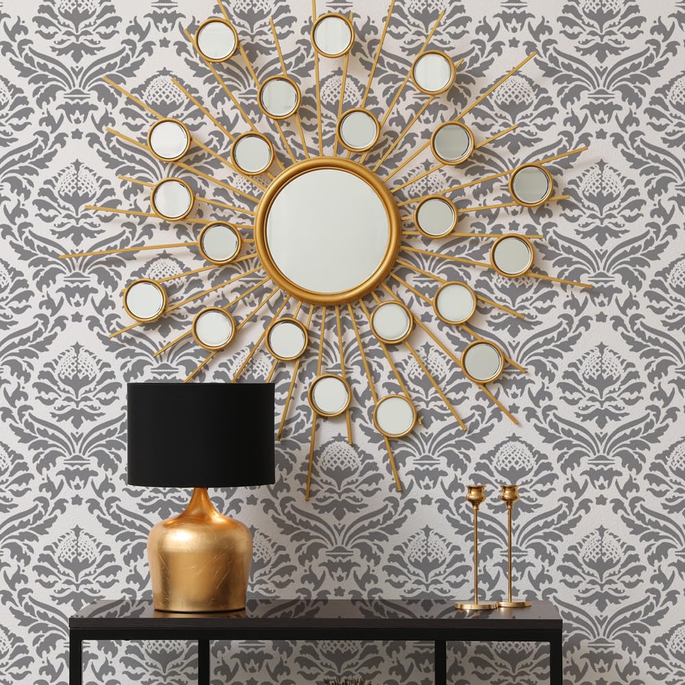 RE-COVERTILES - Stencil per Pittura e Decorazione | Flessibili Lavabili e Riutilizzabili | per Pareti, Pavimenti e Mobili | 40x40 cm