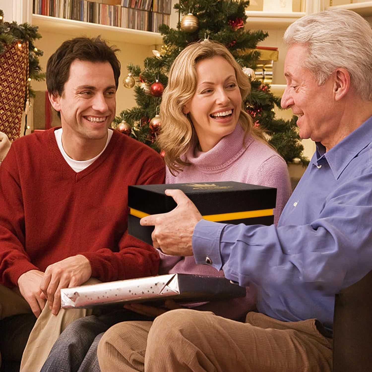 Crystal Whiskey Glasses Set of 2 (11 Oz), Old Fashioned Glass Packaged in Sturdy Gift Box, Unique Gifts for Men, Twisted Style Bourbon Glass Cocktail Glasses, Dad Gifts for Birthday - Image 4