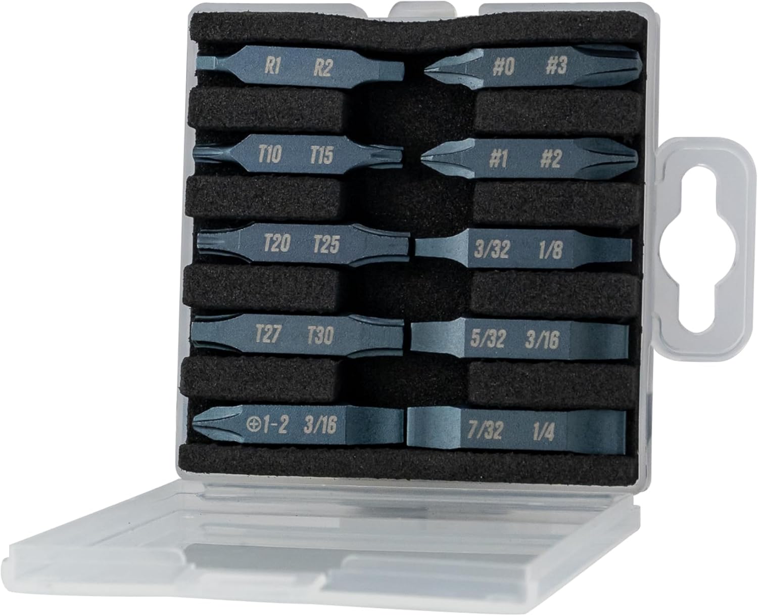 LABEAR -10 Double-Ended Screwdriver Bit Set for Leatherman MultiTools Accessories, Slot, Phillips, Hex and Torx Bits with Storage Case