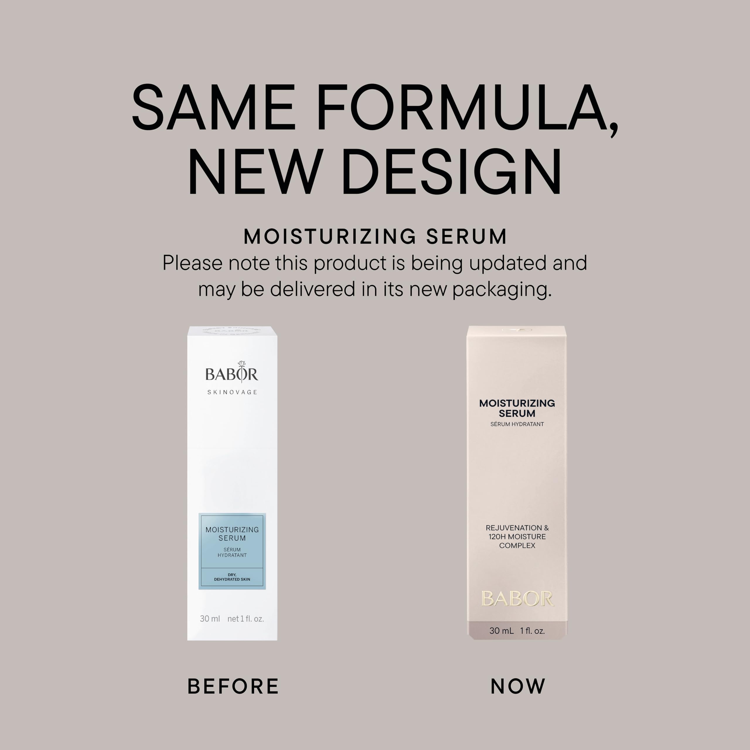 BABOR SKINOVAGE Moisturizing Serum para pieles secas, Sérum hidratante antienvejecimiento para el rostro, Sin alcohol, Fórmula vegana, 30 ml