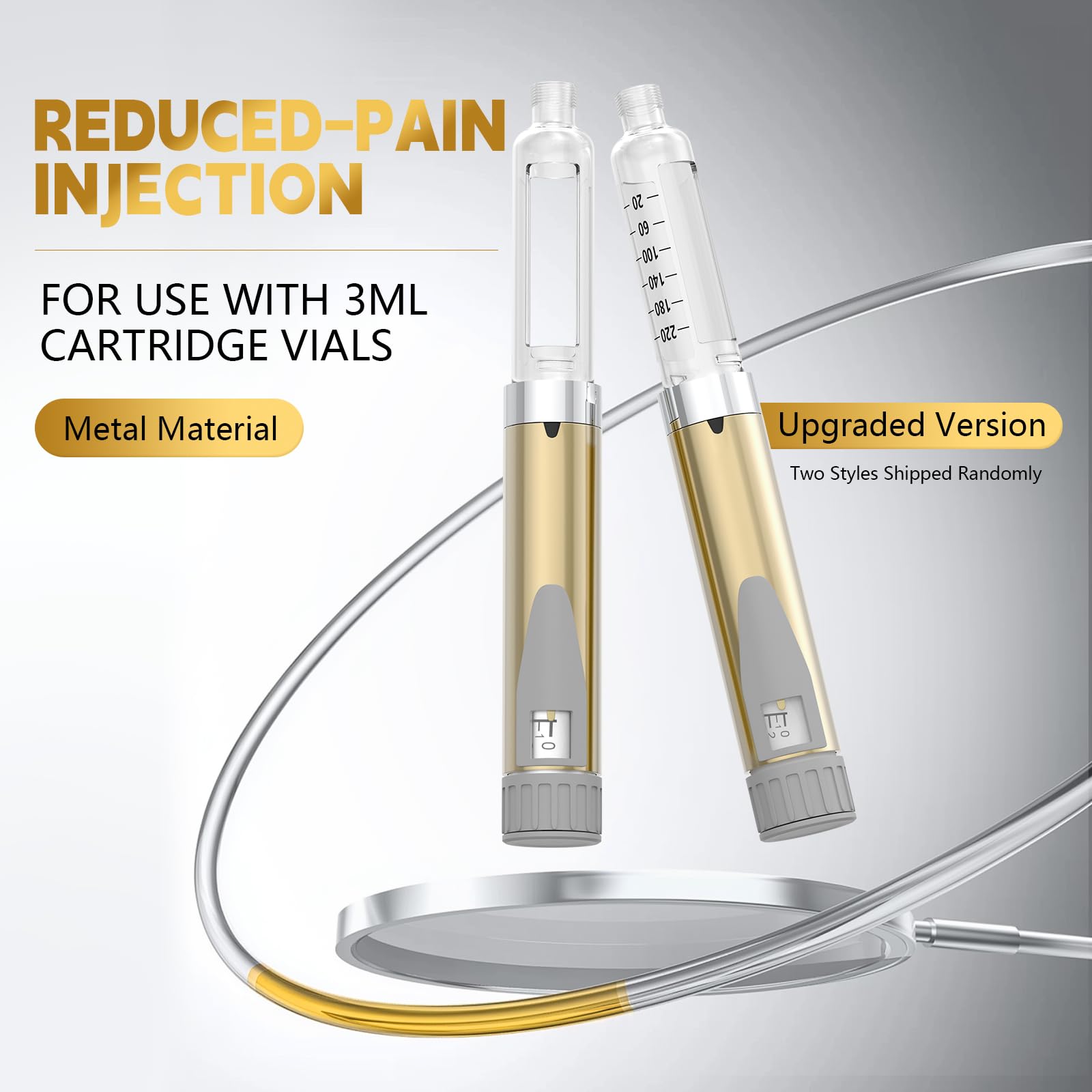 Kompatibel mit 3ml Kartuschen, flexible Dosierung, komfortable Handhabung