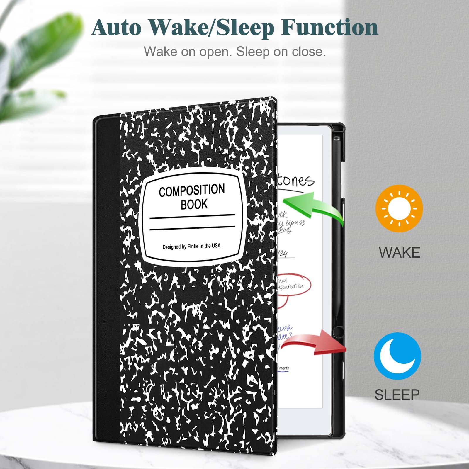Fintie Schutzhülle Für ReMarkable Paper Pro 11,8" (2024) – Mit Stifthalter & Auto Wake/Sleep