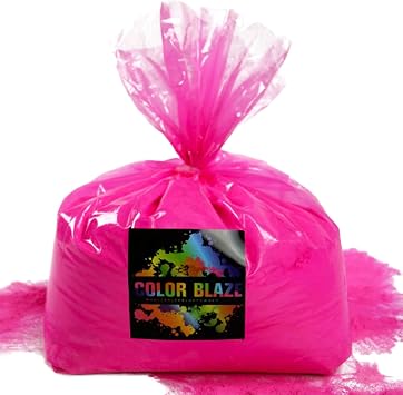 Color Blaze Holi Color Run Gender Reveal Powder - 25 lbs Pink - Bulk