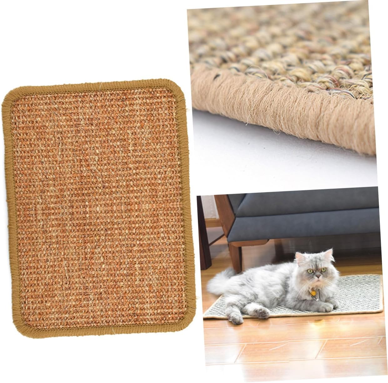 review FOMIYES Letters of Note Scratch Pad Scratching Board for Cats Heathe Heatie Cat Sisal Grinding Claw Mat Pet Claw Grinding Natural Grinding Pads Sleeping Pad Toy Cat Scratching Mat