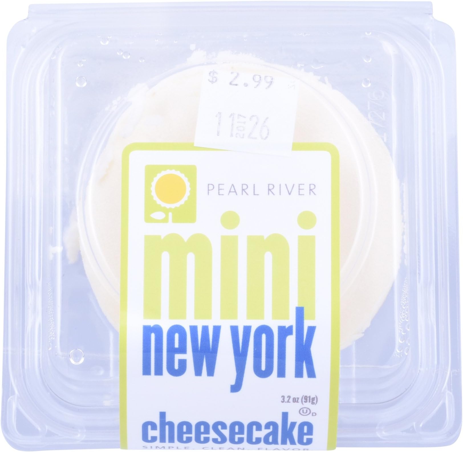 Pearl River, Mini Grab & Go Cheesecake, New York, 3.2 oz (sold frozen)