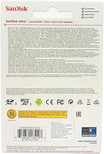 Miniatura 4 de SanDisk Ultra microSD Flash Memory 128GB MicroSDXC UHS-I Class 10
