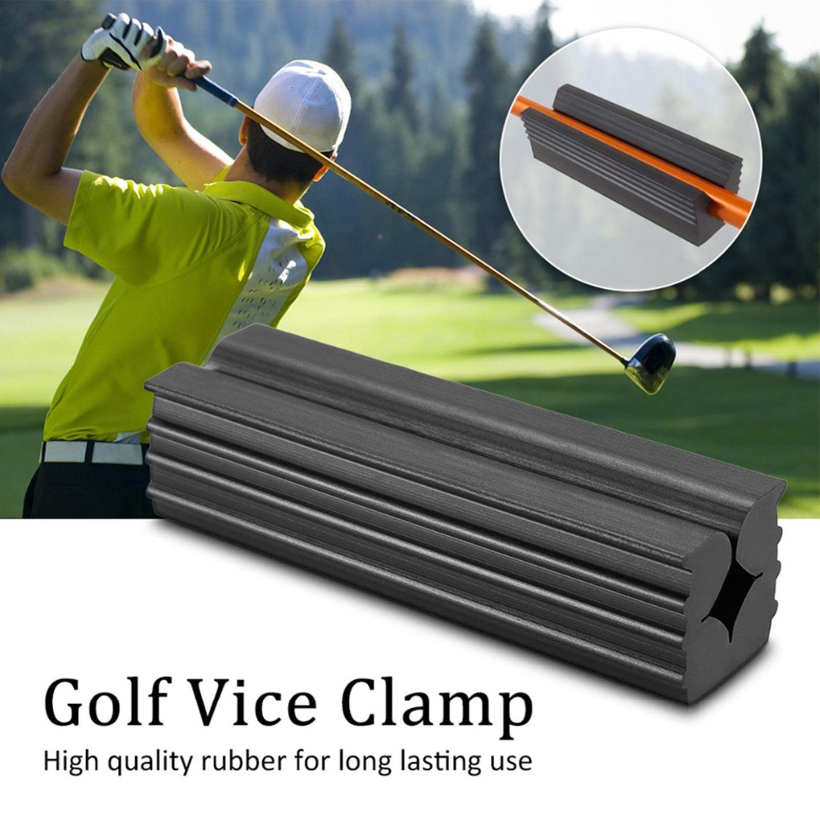 Morsetto per morsa in Gomma da Golf | Strumento per la ripresa della Mazza da Golf - Morsetti multifunzionali per Mazze da Golf, Alberi, riparazioni di Presa