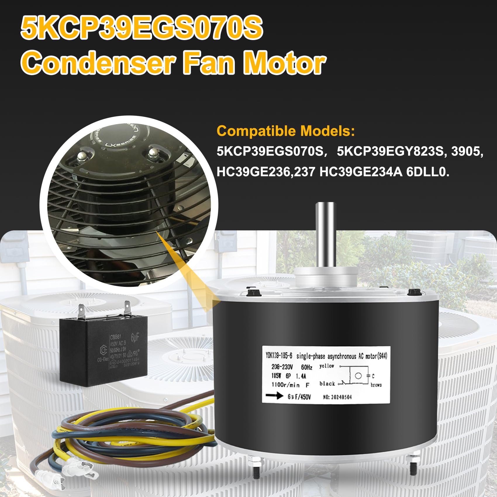Kit adaptateur de robinet ACME LH femelle, R-1234yf 1/2 SAE mâle Kit adaptateur de robinet ACME LH femelle, R-1234yf 1/2 SAE mâle