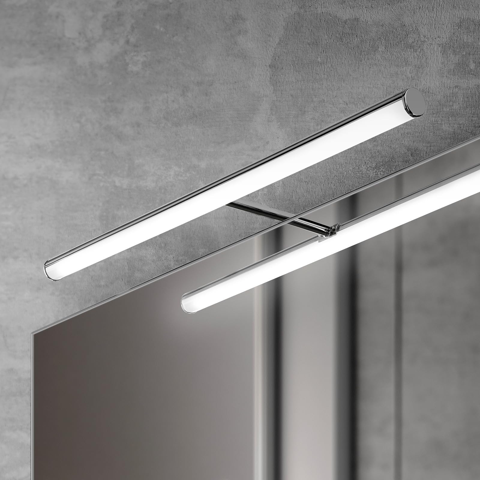 Aplike - Applique LED pour Miroir de Salle de Bain - Lumière Blanche Froide (5700K) - 10.2 x 2.2 x 49.6cm | Modèle Cassiopée