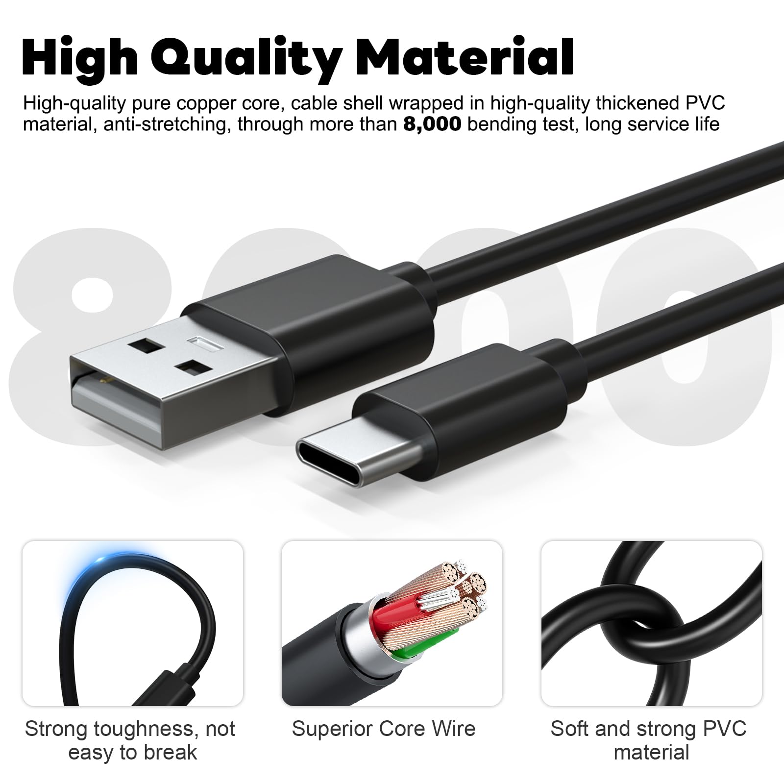 Amazon.com: Arzweyk Replacement USB C Microphone Charging Charger