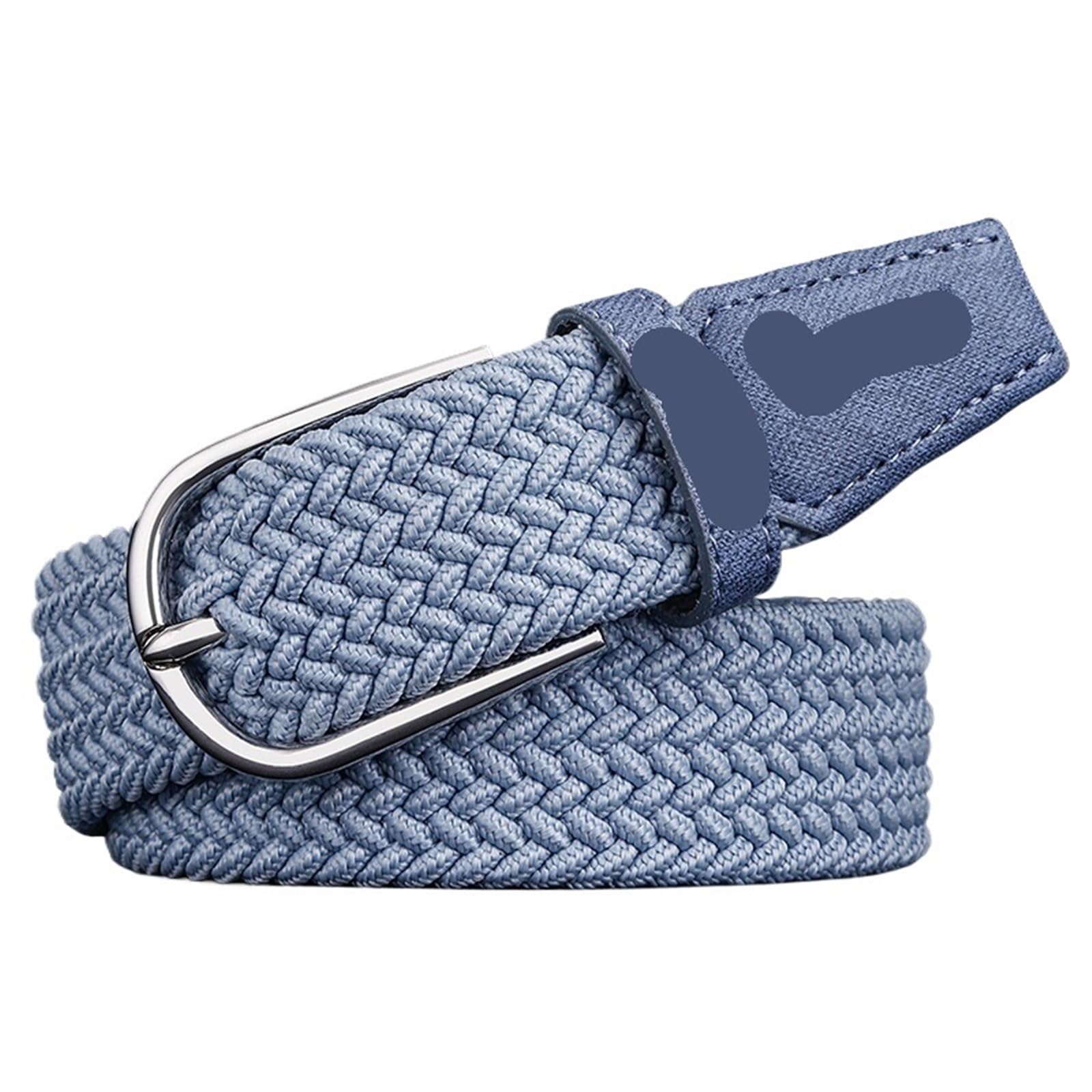 Stoffgürtel Herren Herrengürtel aus gewebtem Stretch-Canvas mit Metall-Dornschließe, lässig, modisch