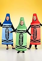 Vista 5 de Disfraz de crayón rojo Crayola para niños