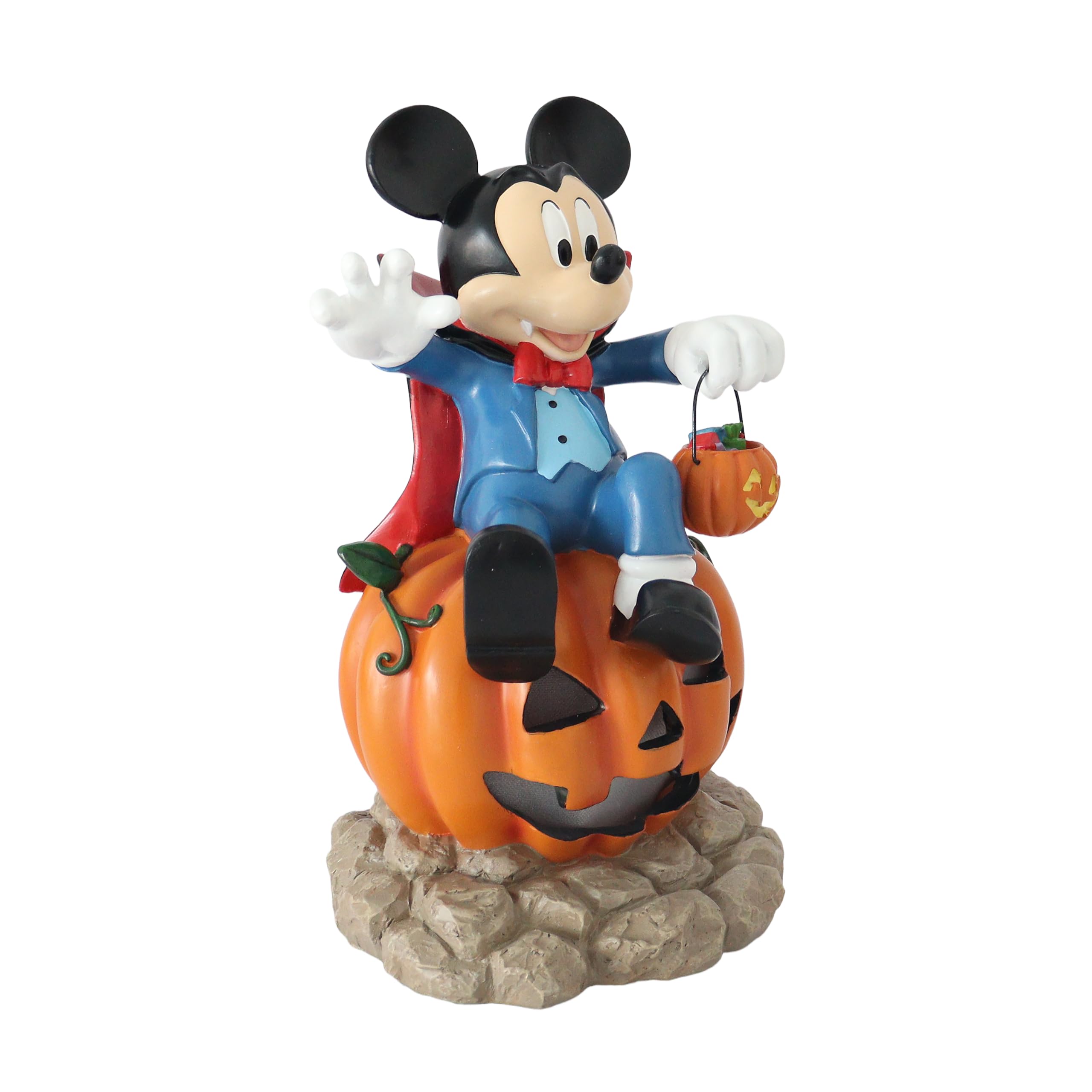 Disney Mickey Vampir Kürbis Halloween Dekor mit Süßigkeitenschale