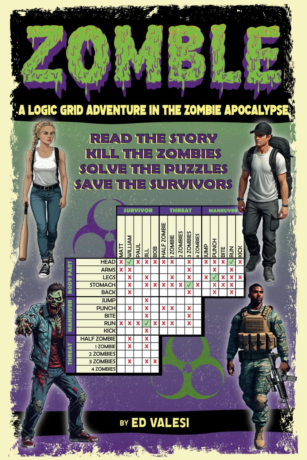 ZOMBLE #1: A Logic Grid Adventure in the Zombie Apocalypse