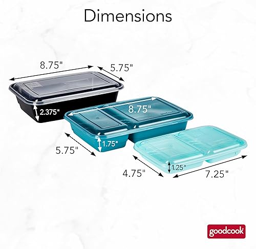 Miniatura 2 de GoodCook Juego de recipientes de 60 piezas, hechos sin BPA