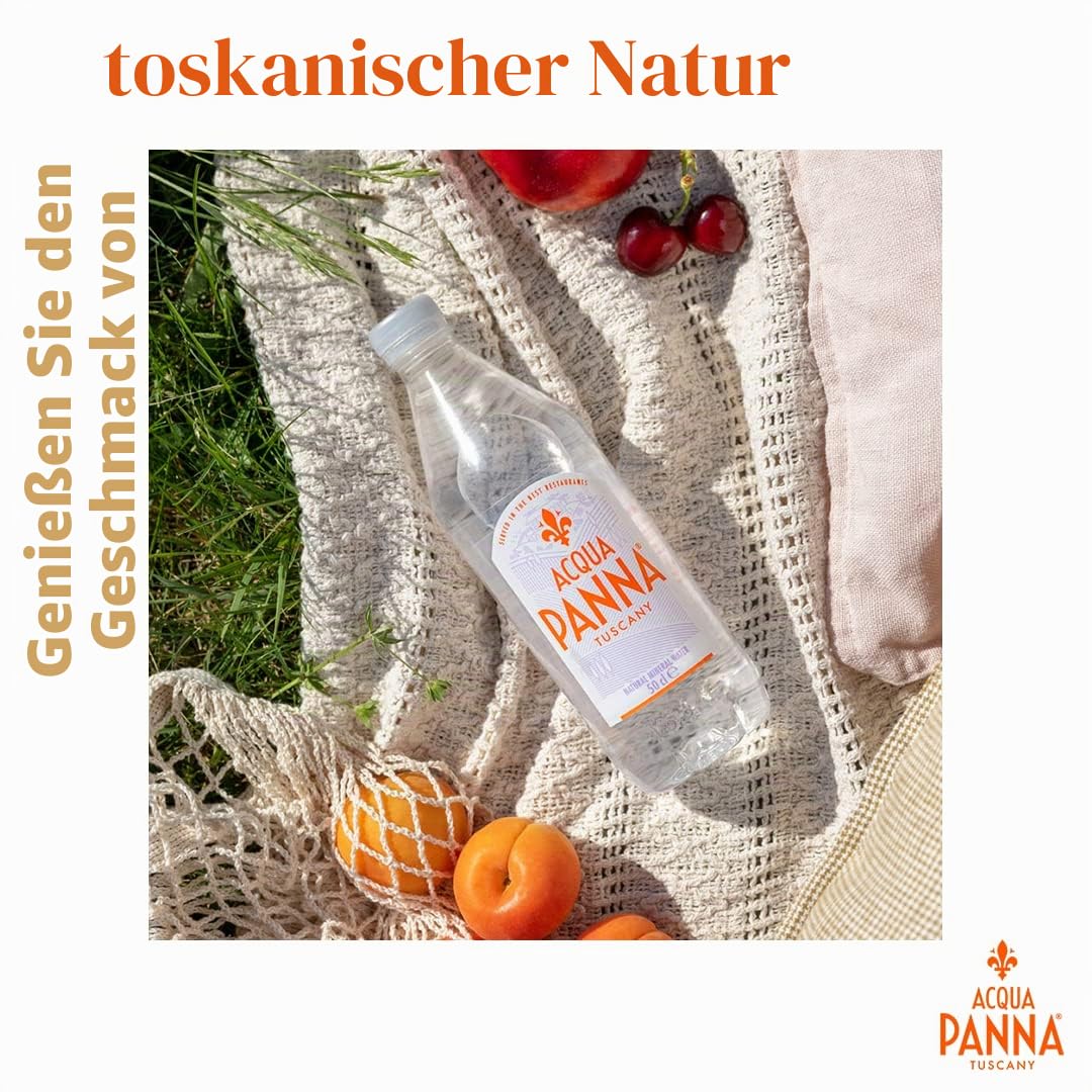 Acqua Panna Natürliches Mineralwasserglas, 12 x 750 ml