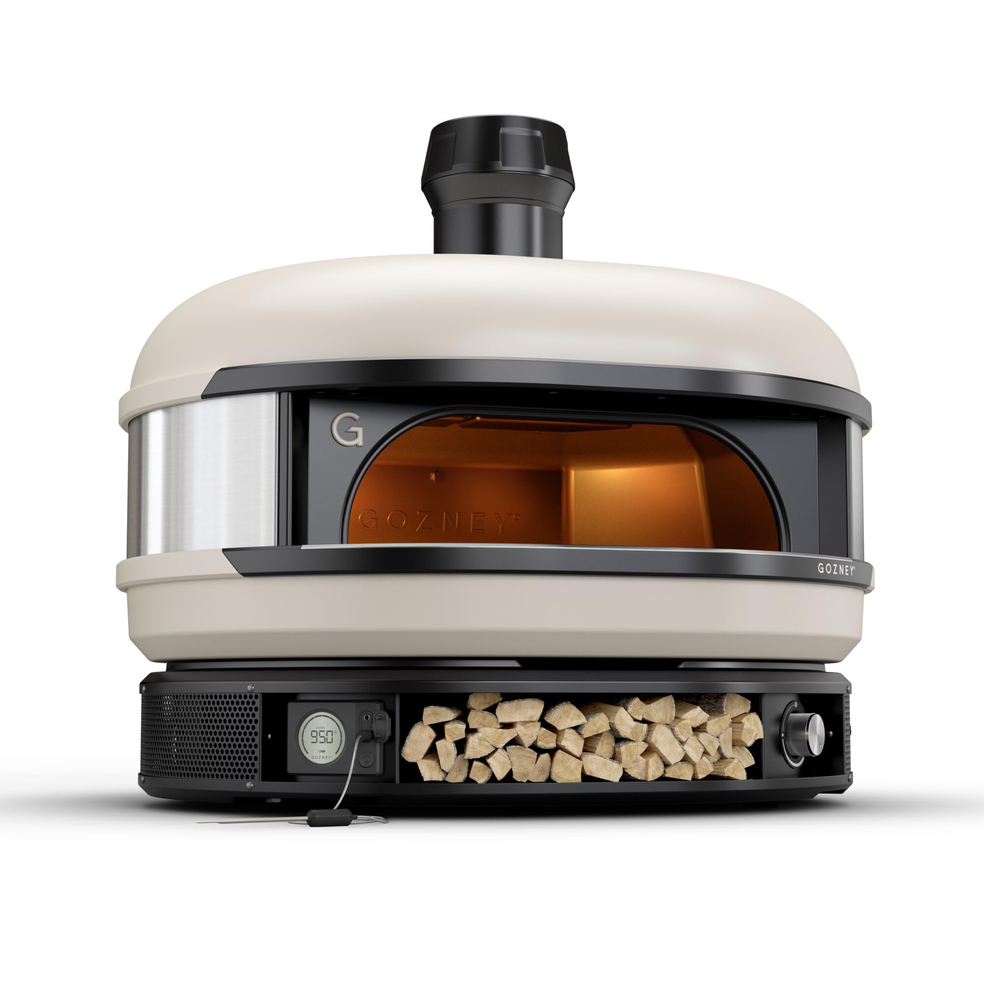 GozneyDome Pizza Oven, Bone, Dual Fuel Propane and Woodfire, makes up to 16" pizzas
