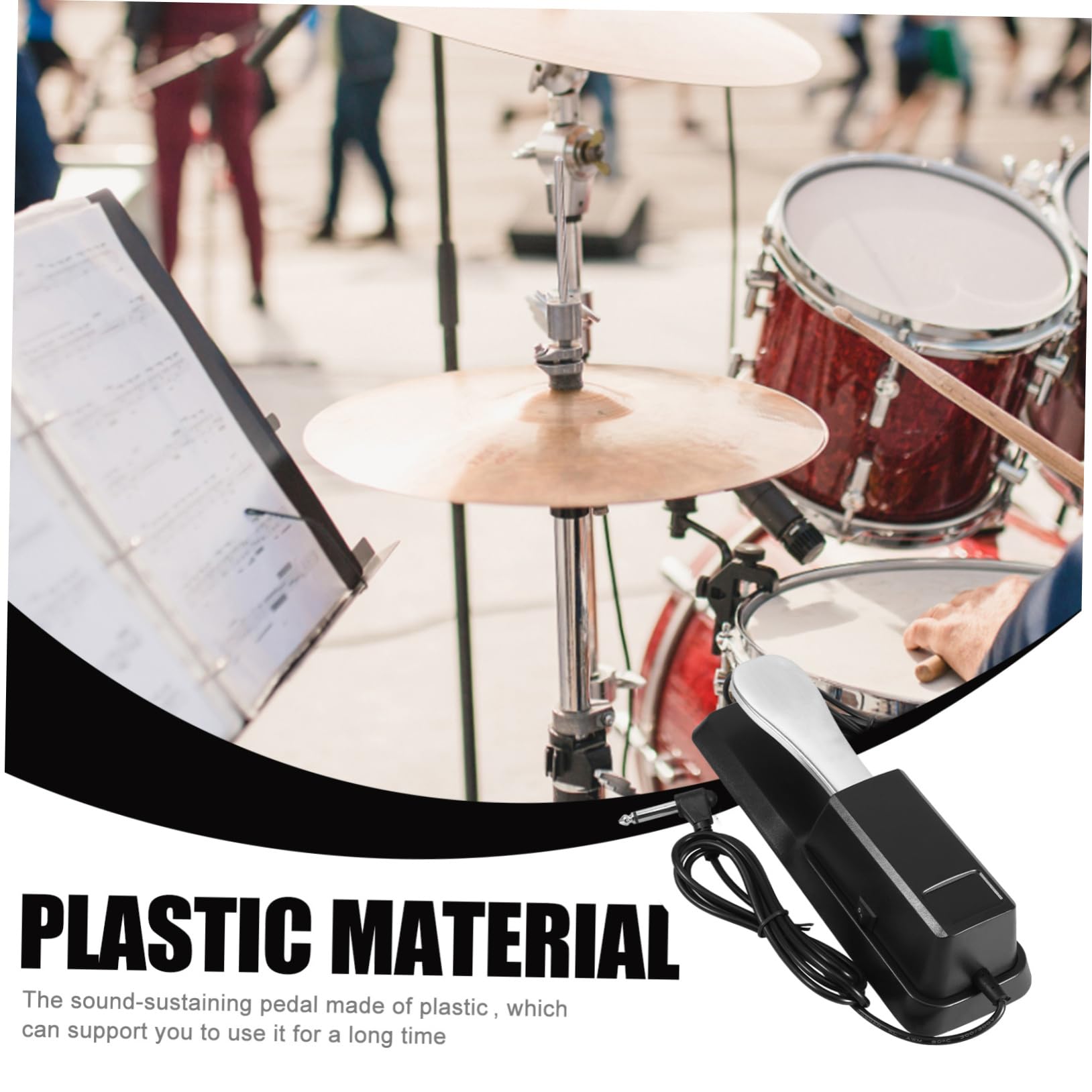 VICASKY Replacement Piano Pedal Keyboard Pedal for Piano Sustain Function Easy to Use