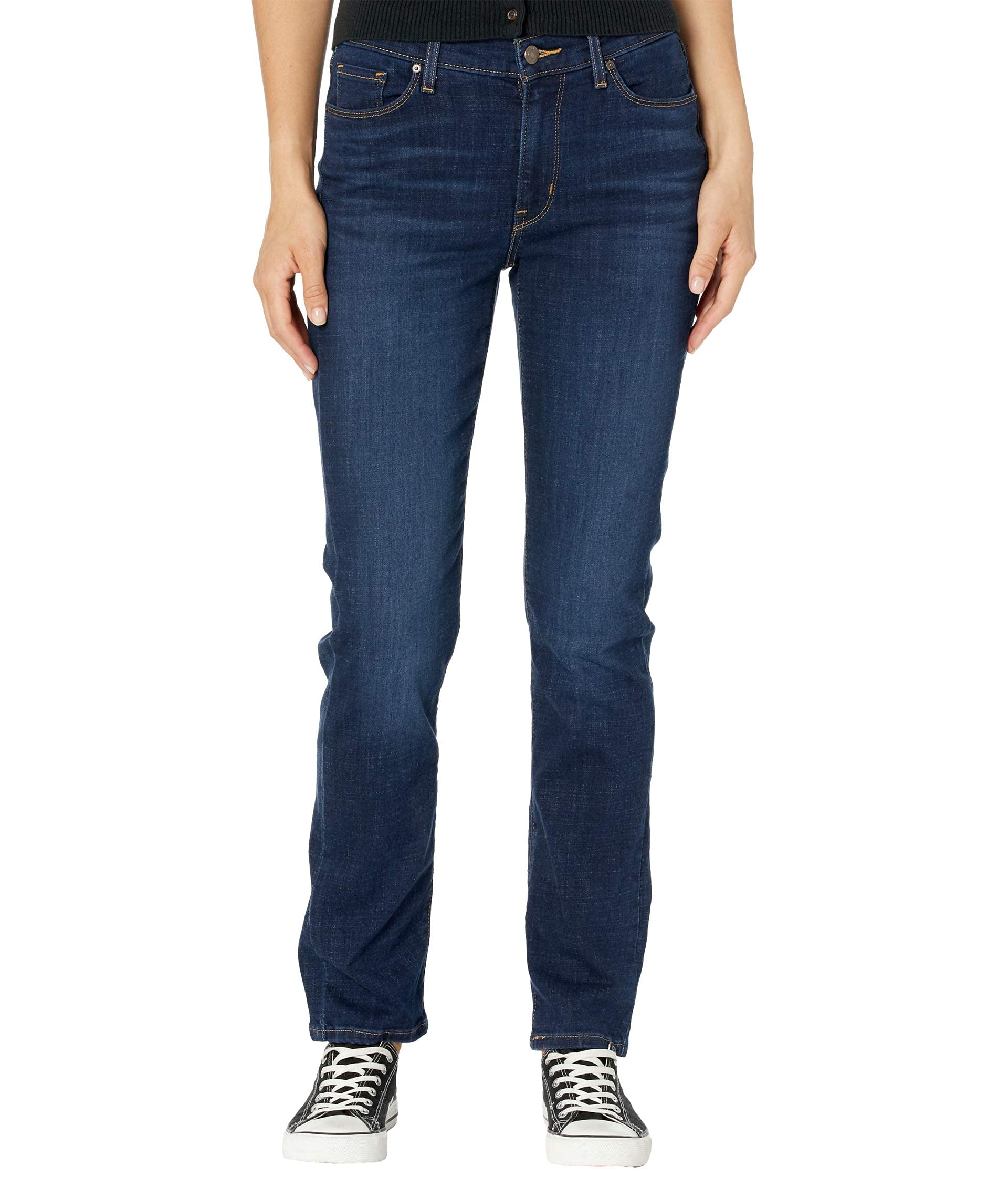 Levi's Women's Cobalt Haze Classic Straight Jeans, 28W / 30L