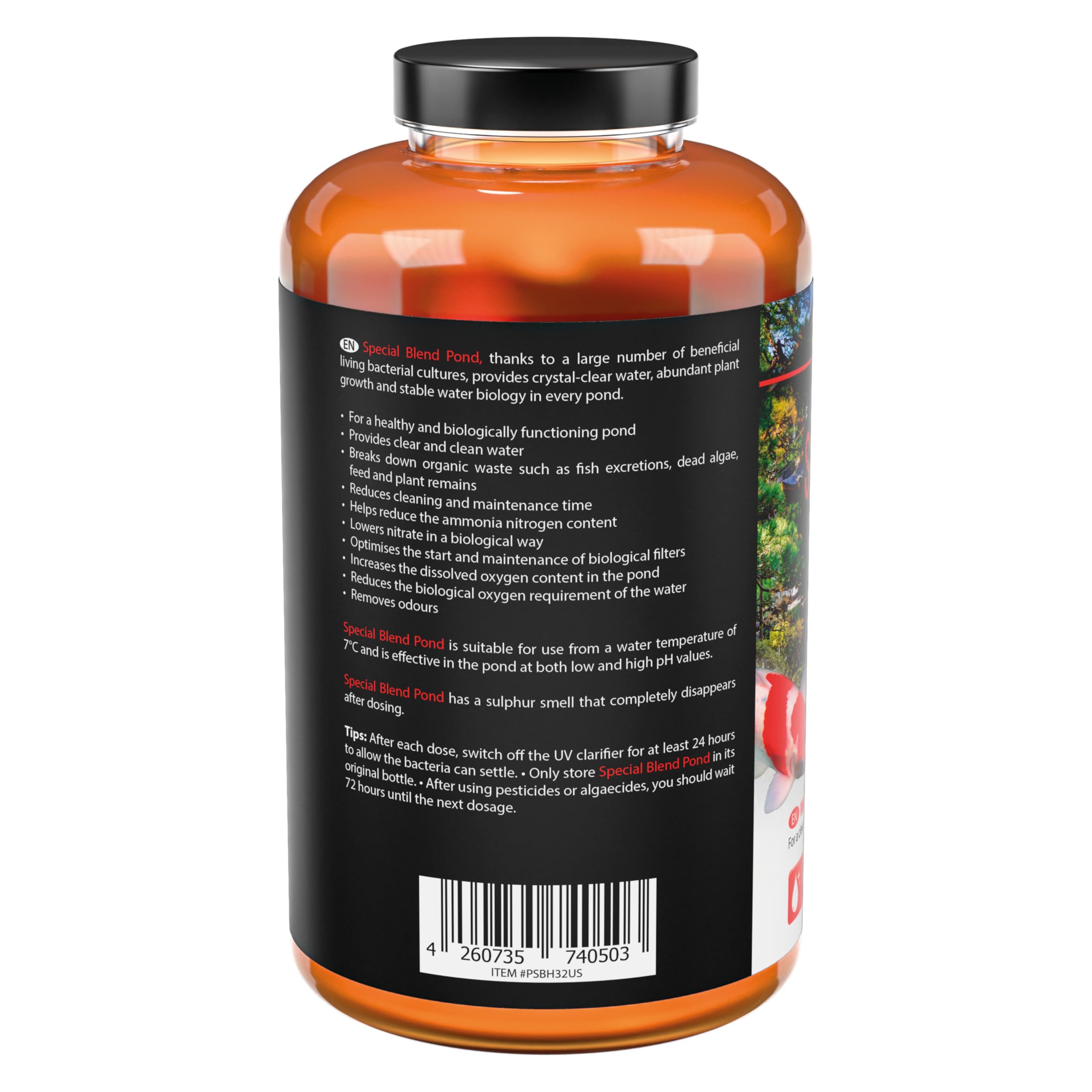 ARKA - Pond Special Blend - Bacteria for Clean Water Removes Impurities, Instantly Bioactive, (946 ml), multicolored - Image 2