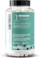 Vista 7 de Suplemento Biotin 0.00017 oz, 120 cápsulas vegetarianas (para el crecimiento del cabello, piel y uñas)
