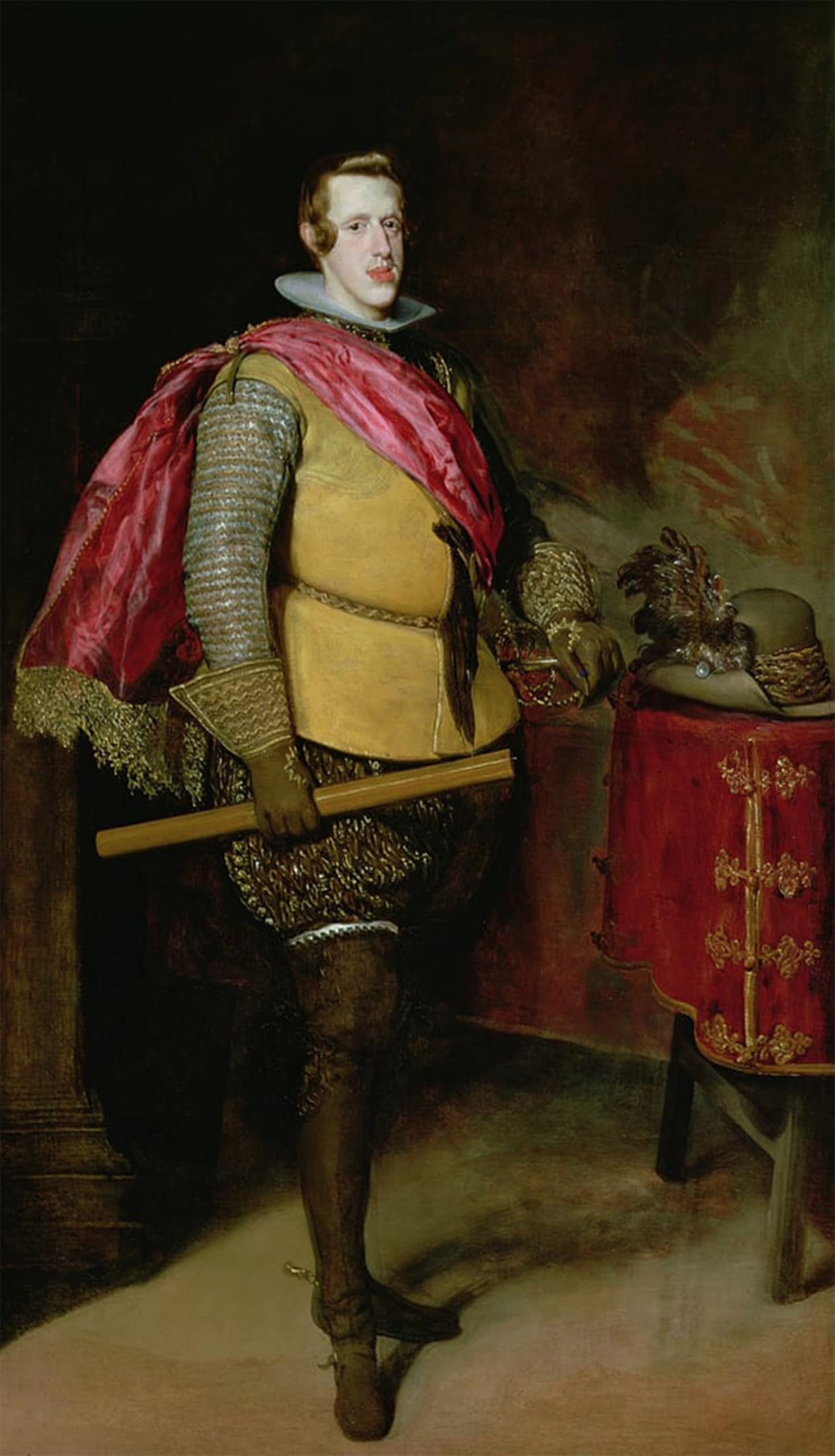 SERENDIPITP Vintage Wall Art Canvas Nordic Poster Canvas Print Picture Portrait of Iv of Spain by Diego Velázquez Wall Art Poster for Home Decor 60x90cm