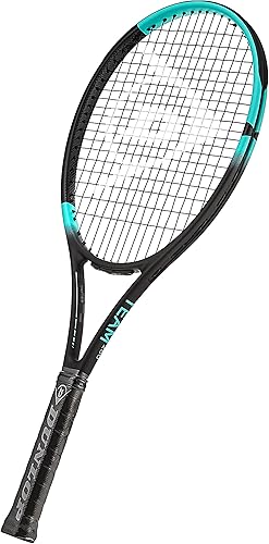 Miniatura 4 de Dunlop Sports Paquete de 2 raquetas de tenis Team 260 preencordadas + 2 latas de pelotas de tenis, tamaño de agarre 4 14