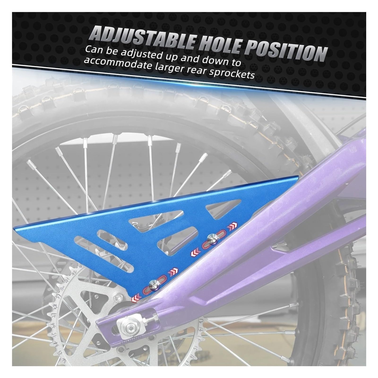 Pasuje Do Surron Light Bee XS L1E Segway X160 X260 58T Osłona Łańcucha Zębatki Tylnej osłona zębatki silnika łańcucha
