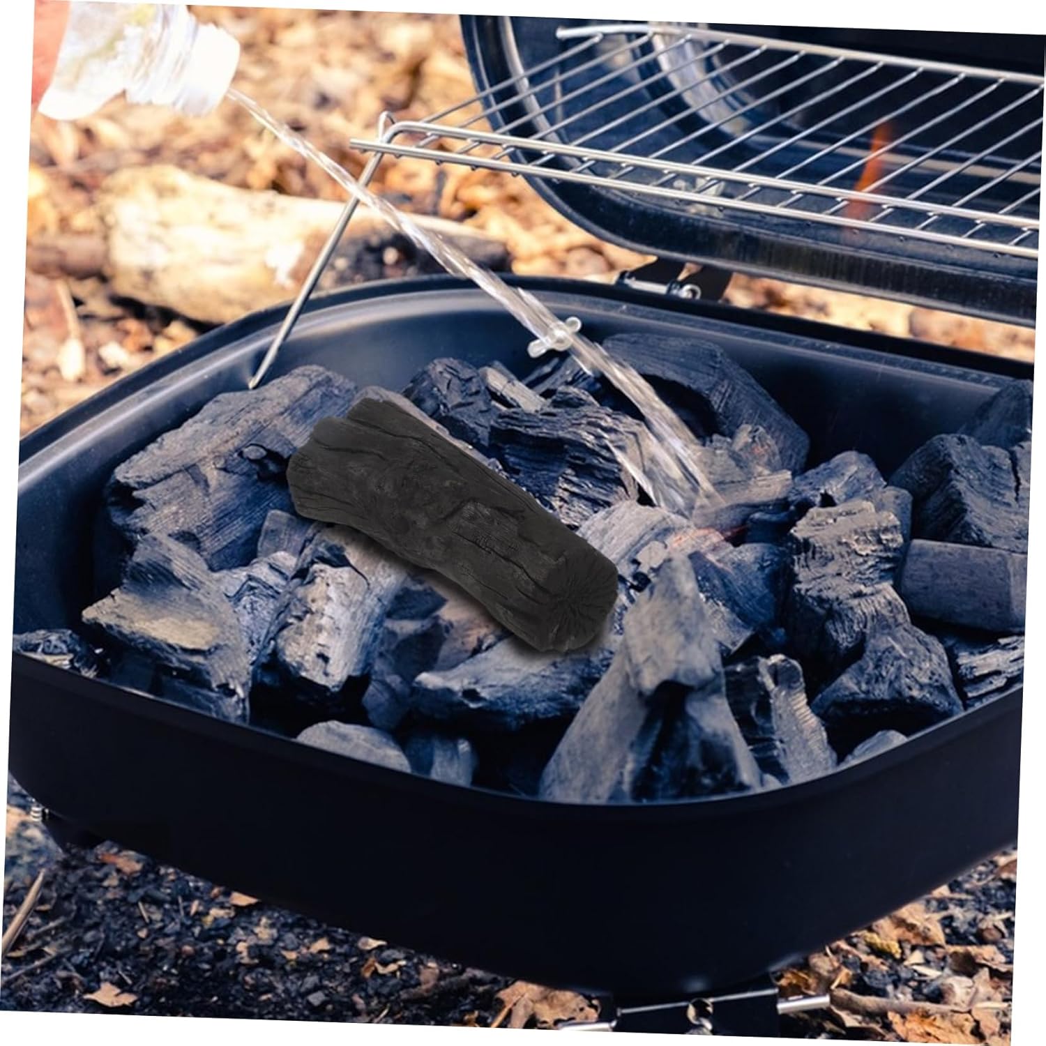 Zerodeko 1bag Hardwood Lump Fruit Charcoal Tablets for BBQ Camping Fireplace Non-Toxic Long-Burning Portable Fire for Outdoor Grilling