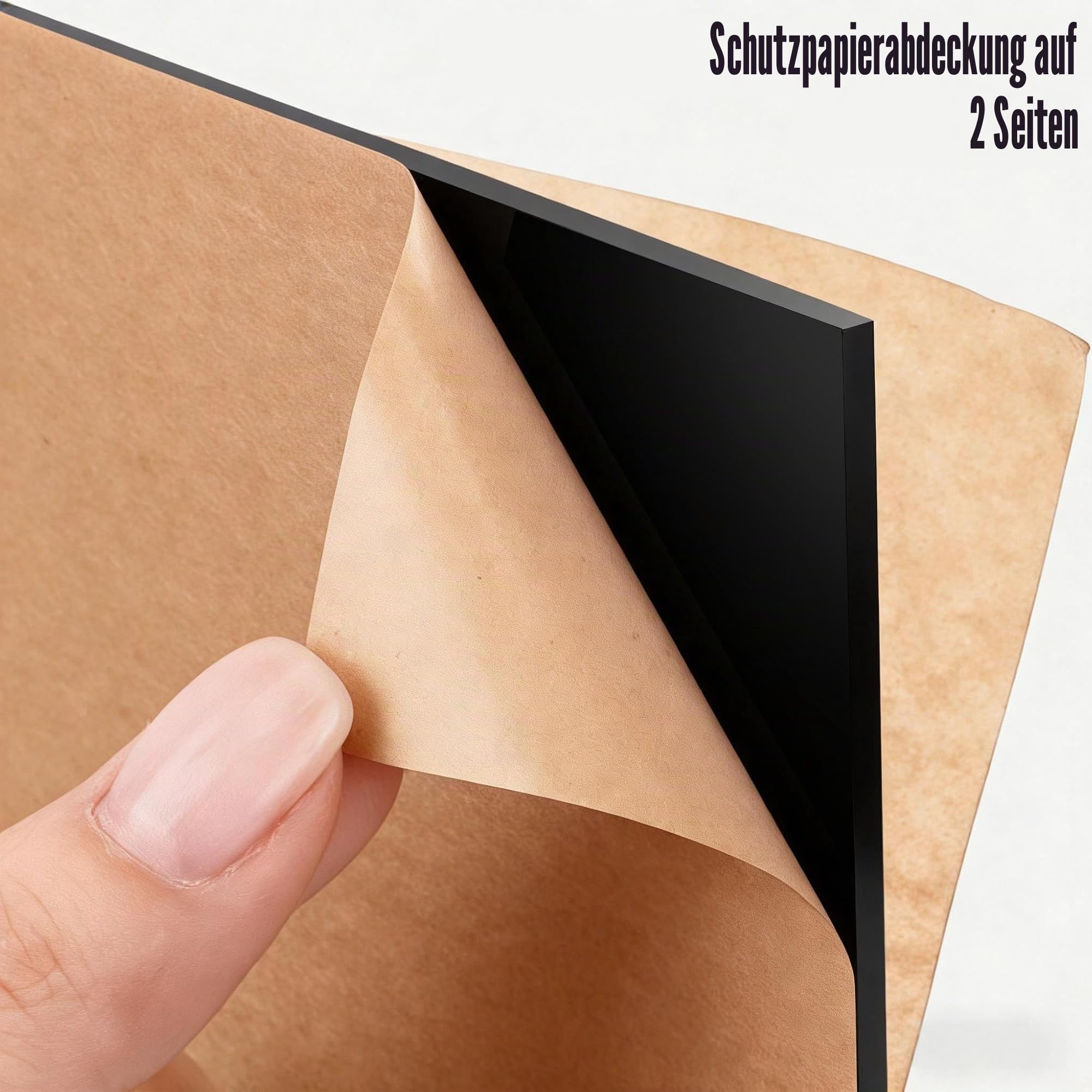 7 Stück Schwarz Acrylglas Platte,30 * 20cm Acrylplatte,Kunststoffplatte 3mm für Bilderrahmen,Schilder,Tischaufsteller,Namensschild,Laser Material,DIY-Projekte