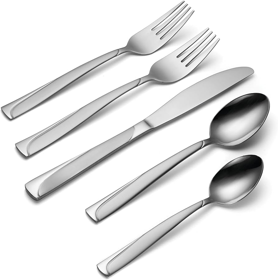 Amazon.com: Oneida H025074A Madeline 74 Piece Everyday Flatware